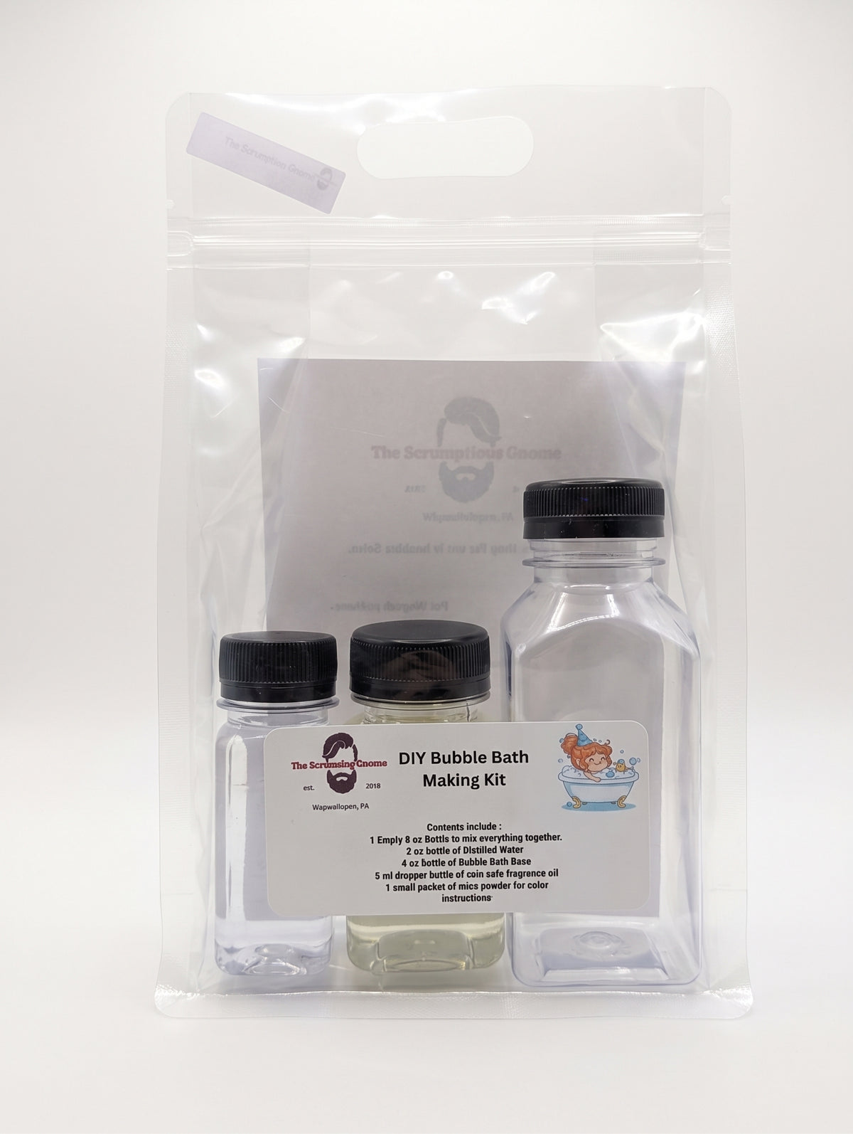 DIY Bubble Bath Making Kit