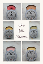 Load image into Gallery viewer, Soy Candles in Tins